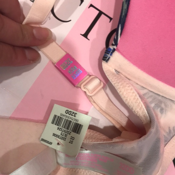 💖PINK💖VS Wear Everywhere Super Push-up Bra 32DD - Picture 5 of 5